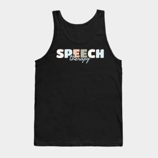 Speech Therapy - Groovy Color Tank Top